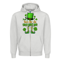 Just Here For The Shenanigans St. Patrick's Zipper Hoodie | Teevron