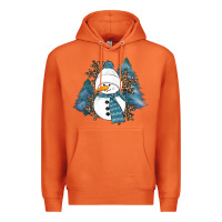 Carrot Snowman Winter Premium Hoodie - RanaPortraitStore
