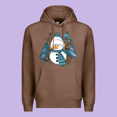 Snowman Winter Premium Hoodie Designed By Ranaportraitstore