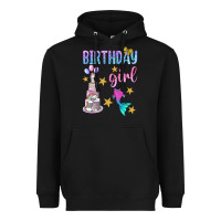 Black birthday girl Heavyweight Hoodie - BundleAndBundleShop