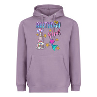 Lavender birthday girl Heavyweight Hoodie - BundleAndBundleShop