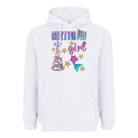 White birthday girl Heavyweight Hoodie - BundleAndBundleShop