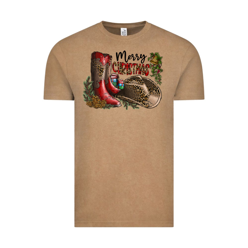 Merry Christmas Vintage Tee by SublimationCraftShop | Teevron