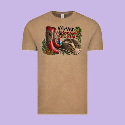 Merry Christmas Vintage Tee Designed By Sublimationcraftshop