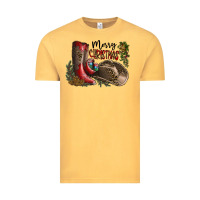 Vintage Mustard Merry Christmas Vintage Tee - SublimationCraftShop