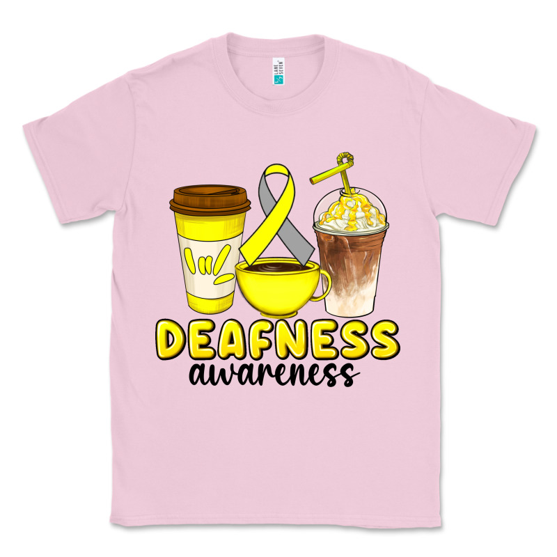 Deafness Awareness Coffee Cups Classic Tee by Artiststas | Teevron