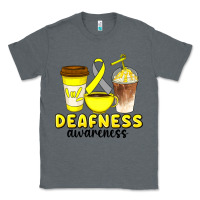 Charcoal Heather deafness awareness coffee cups Classic Tee - Artiststas