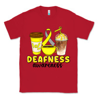 Red deafness awareness coffee cups Classic Tee - Artiststas