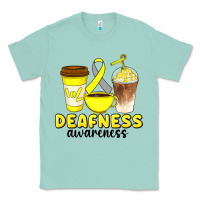 Seafoam deafness awareness coffee cups Classic Tee - Artiststas