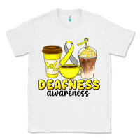 White deafness awareness coffee cups Classic Tee - Artiststas