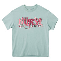 Arona nurse breast cancer awareness Heavy Core Tee - MaliasSmallBusiness
