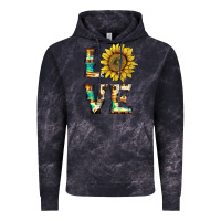 Cloud Black western love with sunflower Vintage Hoodie - Artiststas