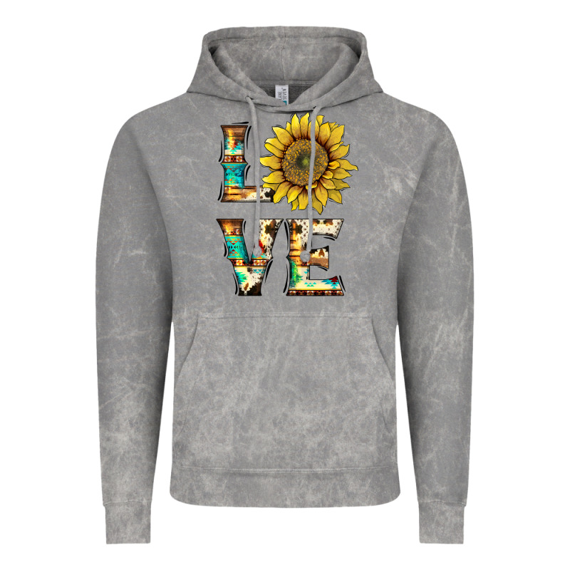 Western Love With Sunflower Vintage Hoodie by Artiststas | Teevron