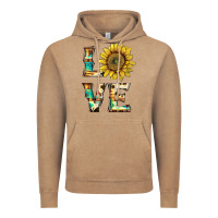 Vintage Coffee western love with sunflower Vintage Hoodie - Artiststas