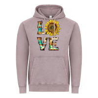 Vintage Zinc western love with sunflower Vintage Hoodie - Artiststas