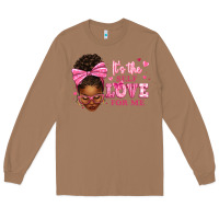 Toasted Coconut it's the self love for me afro woman Long Sleeve Tee - texasbilliewilder