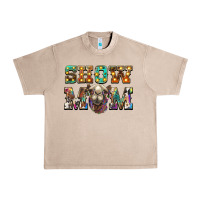 French Oak show mom camel Urban Heavy Tee - BarkalooDesign