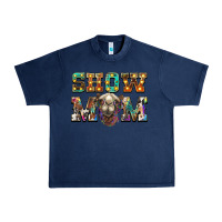 Navy show mom camel Urban Heavy Tee - BarkalooDesign