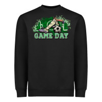 Black Game day soccer Heavyweight Sweatshirt - HowdyJamesFarm