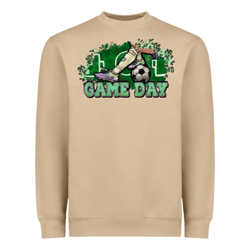 Game Day Soccer Heavyweight Sweatshirt by HowdyJamesFarm | Teevron
