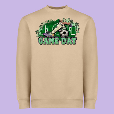 Game Day Soccer Heavyweight Sweatshirt Designed By Howdyjamesfarm
