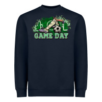 Navy Game day soccer Heavyweight Sweatshirt - HowdyJamesFarm