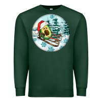 Sports Green Slide Avocado Premium Sweatshirt - FaDigitalArtStudio