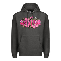 Charcoal Heather I' m survivor Breast Cancer Premium Hoodie - FaDigitalArtStudio