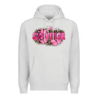 Dove Grey I' m survivor Breast Cancer Premium Hoodie - FaDigitalArtStudio