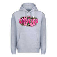 Heather Grey I' m survivor Breast Cancer Premium Hoodie - FaDigitalArtStudio