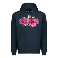 Navy I' m survivor Breast Cancer Premium Hoodie - FaDigitalArtStudio