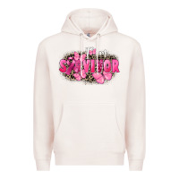 Pale Pink I' m survivor Breast Cancer Premium Hoodie - FaDigitalArtStudio