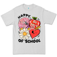 Dove Grey happy 100 days of school Premium Tee - MaliasSmallBusiness
