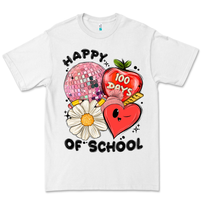 Happy 100 Days Of School Premium Tee by MaliasSmallBusiness | Teevron