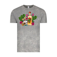 Cloud Rock mexican tequila gnomes guitar roses cactus serape Vintage Tee - Artiststas