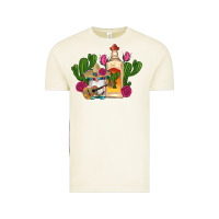Vintage Arctic mexican tequila gnomes guitar roses cactus serape Vintage Tee - Artiststas