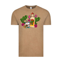 Vintage Coffee mexican tequila gnomes guitar roses cactus serape Vintage Tee - Artiststas
