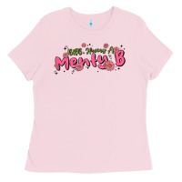 Bubblegum Pink having a menty b, cute and trendy Ladies Tee - MaliasSmallBusiness