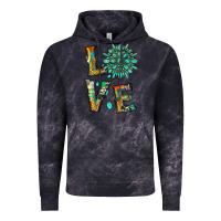 Cloud Black love with gemstone Vintage Hoodie - Artiststas