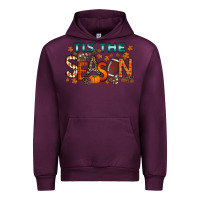 Mauve Wine tis the season football Urban Hoodie - RacoonDesign