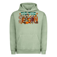 Pigment Oil Green tis the season football Urban Hoodie - RacoonDesign