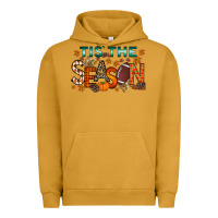 Pigment Peanut Butter tis the season football Urban Hoodie - RacoonDesign