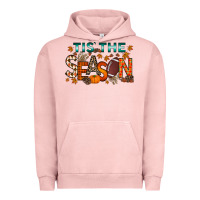 Pigment Salmon tis the season football Urban Hoodie - RacoonDesign