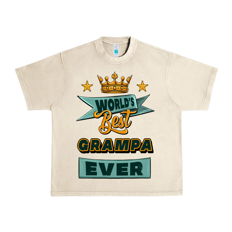 World's Best Grampa Ever Urban Heavy Tee by Jasminsmagicworld | Teevron