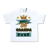White world's best grampa ever Urban Heavy Tee - Jasminsmagicworld