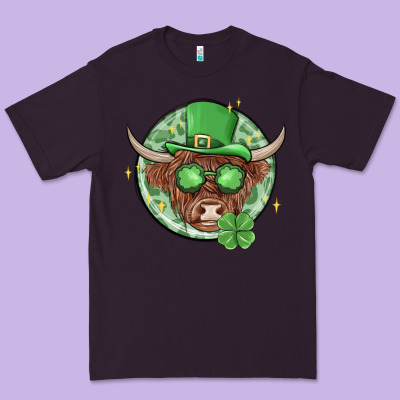 St. Patrick's Day Heifer Premium Tee Designed By Maliassmallbusiness