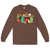 Chestnut Fruits coffee cups Long Sleeve Tee - NancyCooperArtShop