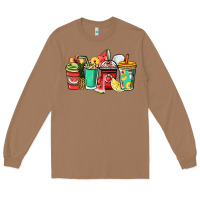 Toasted Coconut Fruits coffee cups Long Sleeve Tee - NancyCooperArtShop
