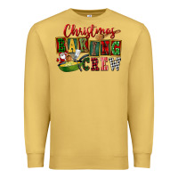 Antique Gold Christmas baking crew Premium Sweatshirt - FaDigitalArtStudio