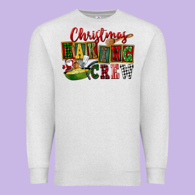 Christmas Baking Crew Premium Sweatshirt Designed By Fadigitalartstudio